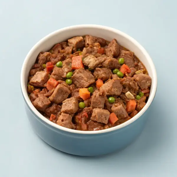 Nourriture humide biologique pour chien